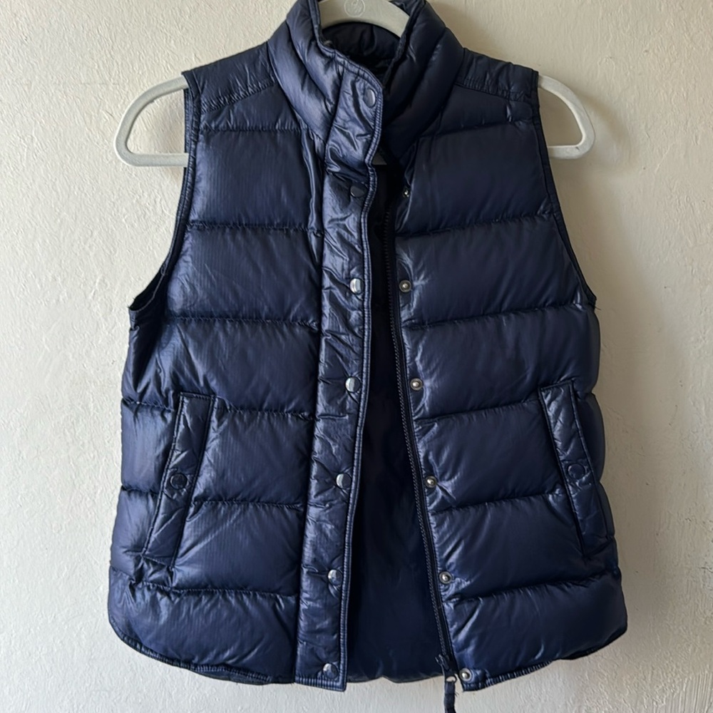 Jcrew Navy Puffer Vest XS